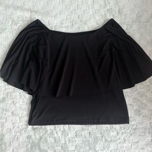 Black Women's off-shoulder Top